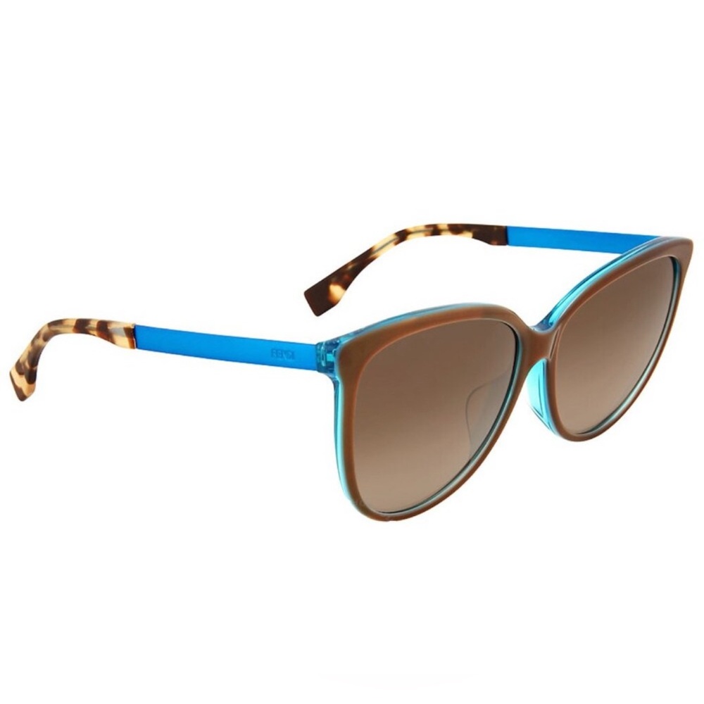 New Fendi Women's 58mm Havana Sunglasses FF-0095-F-S-DVU-58